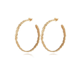 Liane hoop earrings gold
