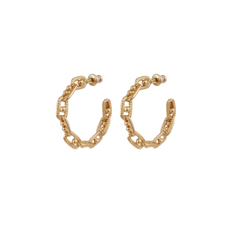 Mako hoop earrings gold