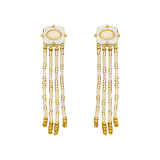 White Pablito Earrings