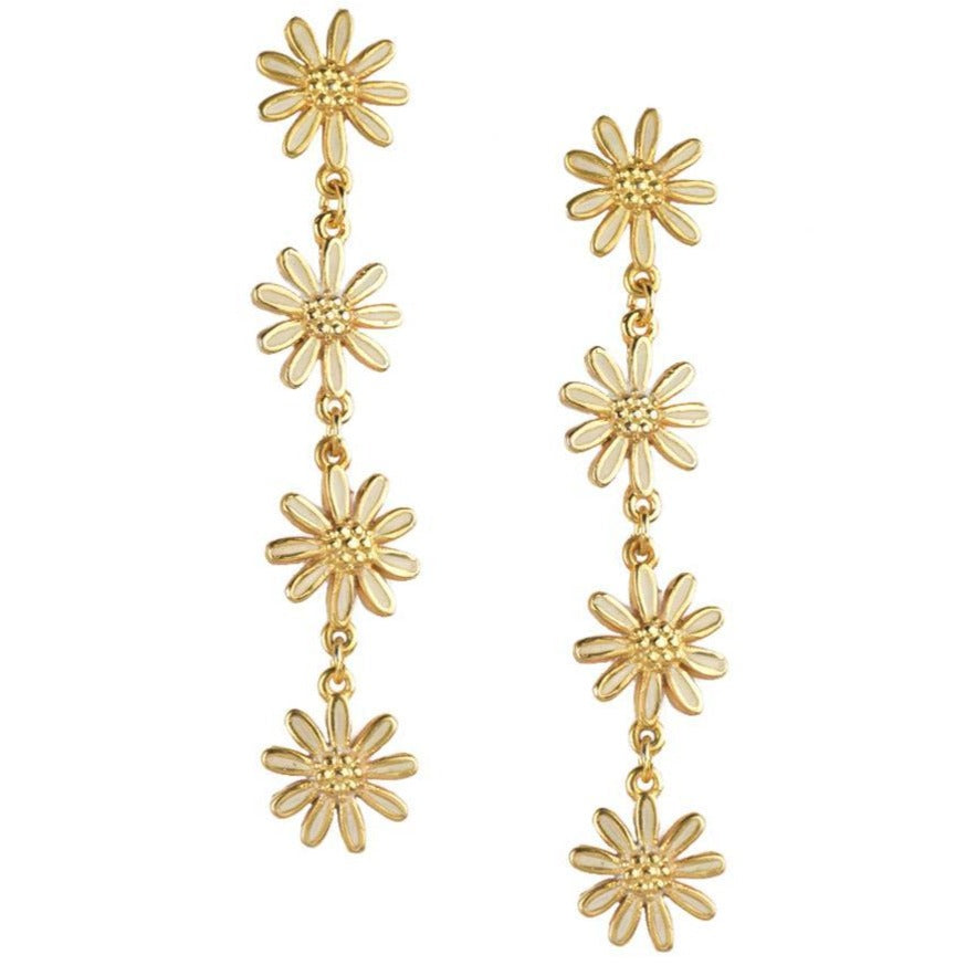 Flowery Drop earrings