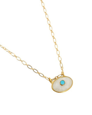 Mini Deva necklace White