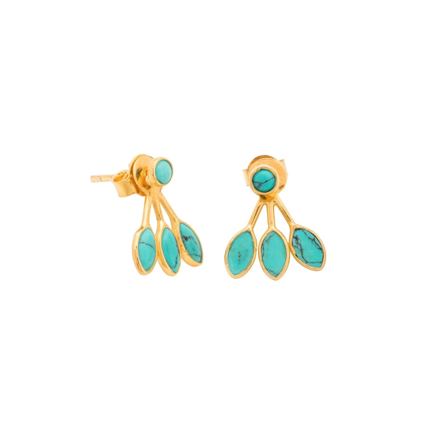 Bo Riviere 3 Pierres Turquoise -