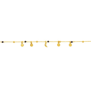 Goa Bracelet With Charm Moon White