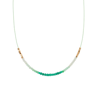 Deep Sea Pastel Green  Necklace