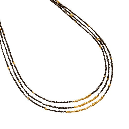 Delhi Onyx Black Necklace