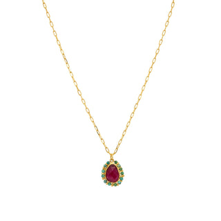 RUBIS BLOSSOM NECKLACE