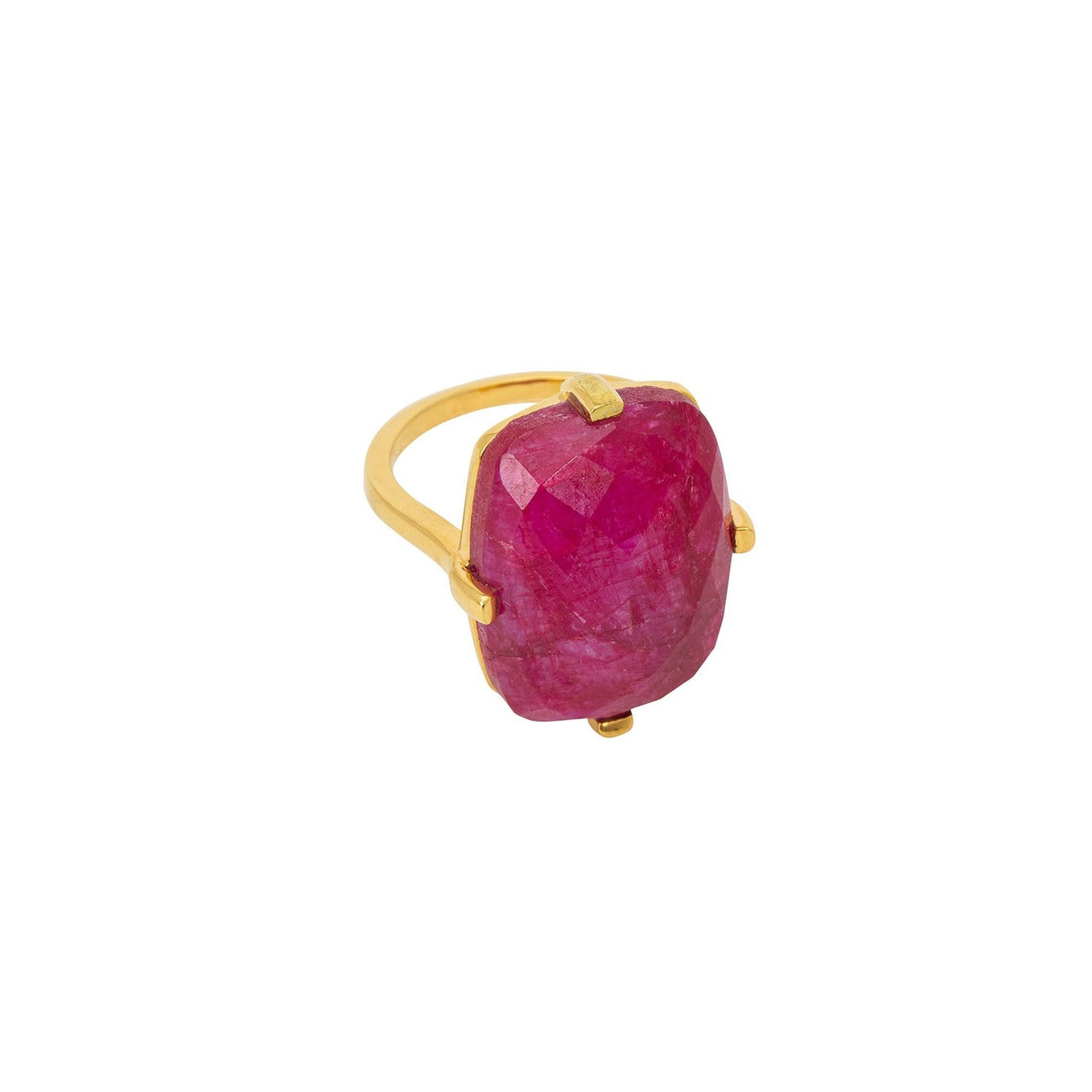 RECTANGLE RUBY RING