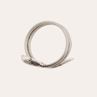 Serpent bracelet silver
