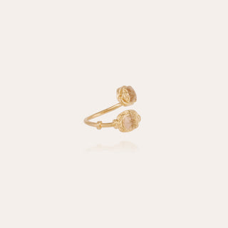 Duality Scaramouche ring gold