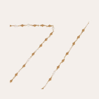 Rosario long necklace gold