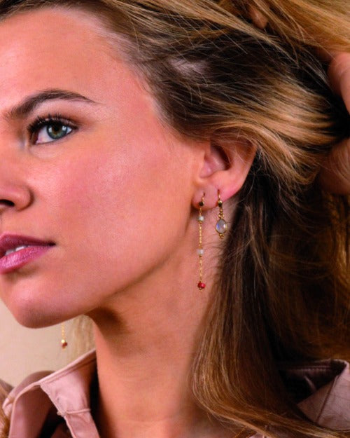 Thalia earrings White