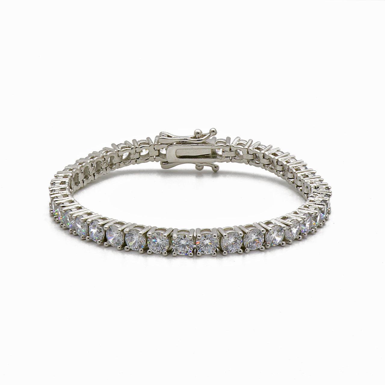 Gigi Tennis Bracelet Crystal/ Silver